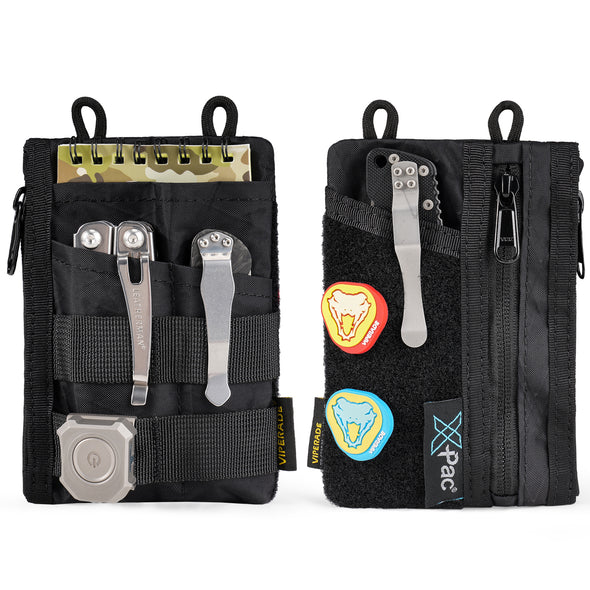 VE18 EDC Pocket Organizer Pouch, Velcro Pouch for Everyday Carry