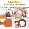 Viperade AirTag Holder PJ24 AirTag Holder 4 Pack PU Leather Airtag Case