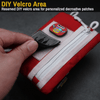 Viperade EDC Organizer Pouch VE1-P Red with Velcro for Patches