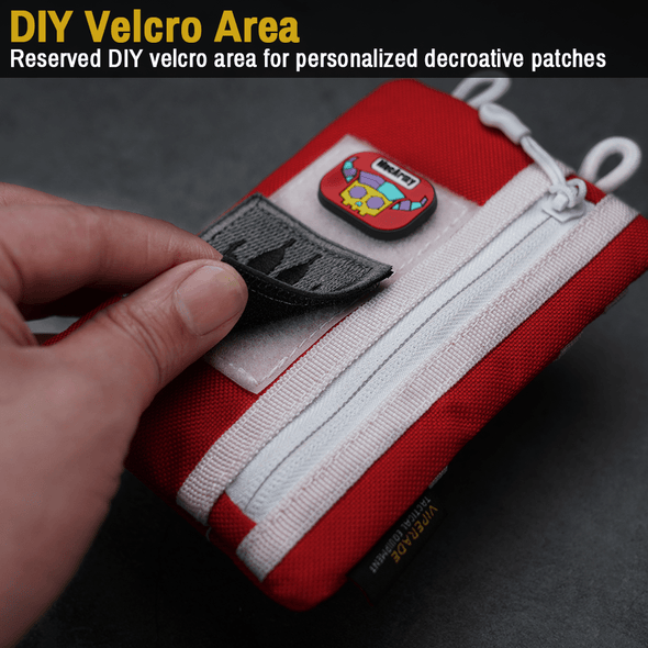 VE1-P Red with Velcro for Patches – Viperade