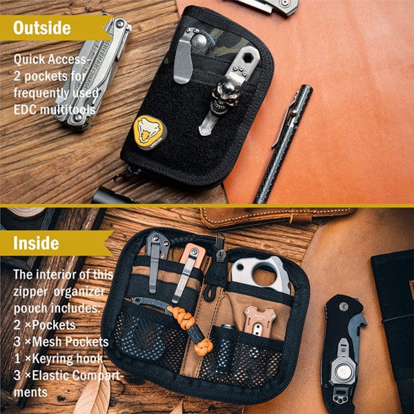 EDC Pocket Organizer/ Mini Edc/edc Organizer/cordura EDC 