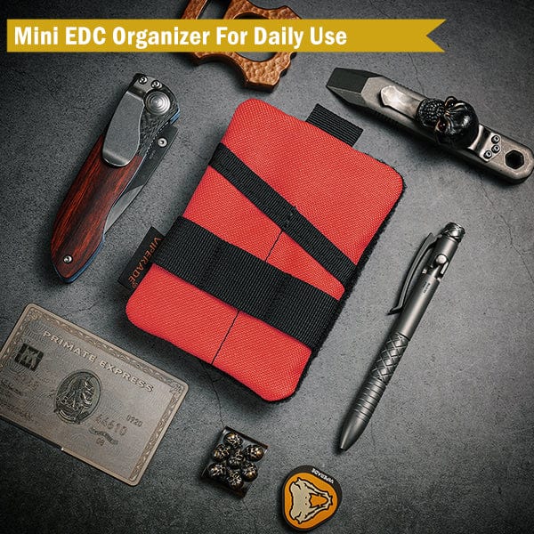 VIPERADE VE22 EDC Multitool Organizer Pouch - Robuuste gereedschapsorganizertas van nylon, schede messchede voor zaklampen, pen, outdoor-activiteiten (Zwart VIPERADE VE22 EDC Multitool Organizer Pouch - Robuuste gereedschapsorganizertas van nylon, schede messchede voor zaklampen, pen, outdoor-activiteiten (Zwart