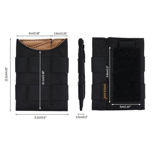Viperade EDC Organizer Pouch VE9 Pocket Organizer with DIY Patch Area, EDC Tool Storage Pouch
