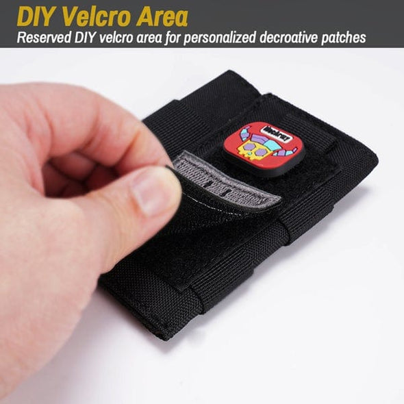 Viperade EDC Organizer Pouch VE9 Pocket Organizer with DIY Patch Area, EDC Tool Storage Pouch