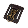 Viperade Leather Belt Keychain Brown Leather Belt Key Holder PJ17