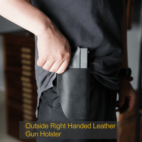 Viperade Leather Holster PJ21 Universal Leather Holster for Pistol