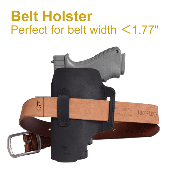 Viperade Leather Holster PJ21 Universal Leather Holster for Pistol