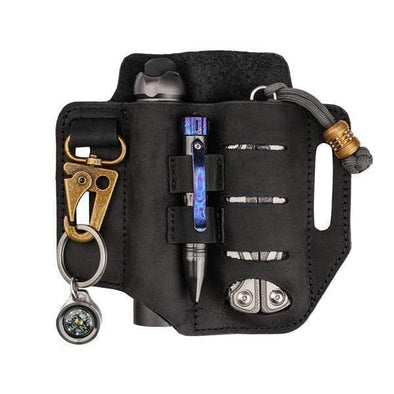 thumbnail image 2 of VIPERADE Leather Multitool Sheath - EDC Belt Organizer For Tools, Flashlight, Pen & Keys 2 of 5