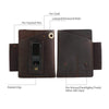 Viperade Leather Sheath PJ12 EDC Pocket Organizer Leather Sheath