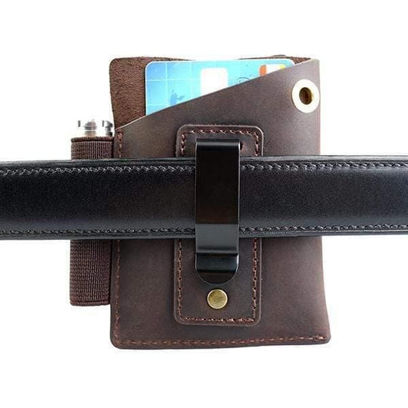 PJ12 EDC Pocket Organizer Leather Sheath – Viperade