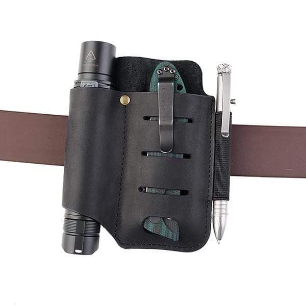 PJ15 Leather Muiltitool Sheath with Metal Belt Clip – Viperade