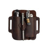 Viperade Leather Sheath PJ19 EDC Multitool Leather Sheath, Belt Organizer Sheath and Flashlight Pouch