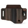 Viperade Leather Sheath Brown PJ29 Multitool Belt Sheath, EDC Leather Belt Organizer