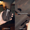 Viperade Leather Sheath PJ31 Flashlight Holster for Belt, EDC Pocket Pouch Leather Sheath for Men