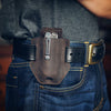 Viperade Leather Sheath PJ31 Flashlight Holster for Belt, EDC Pocket Pouch Leather Sheath for Men