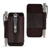 Viperade Leather Sheath Brown PJ33 Leather Knife Sheaths for Belt, Pocket Knife Holster