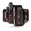 Viperade Leather Sheath Brown PJ35 Multitool Sheath for Belt, Leather EDC Pocket Organizer