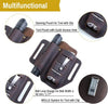 Viperade Leather Sheath PJ8 EDC Leather Multitool Sheath Belt Loop Waist Bag