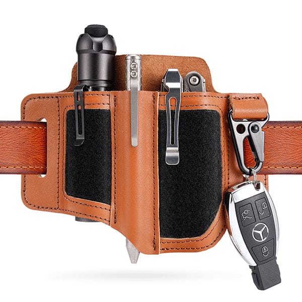 PL3 Multitool Sheath, Leather Sheath with DIY Patch Area and PL3 Multitool Sheath, Leather Sheath with DIY Patch Area and