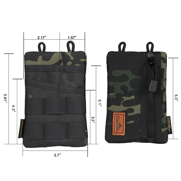 Viperade Multifunctional Organizer Pouch Black Camo EDC Multifunctional Tool Organizer Pouch VE3