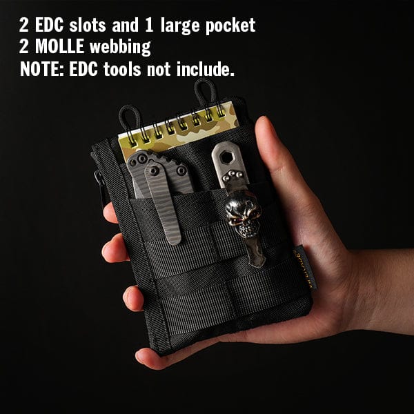 VE18 EDC Pocket Organizer Pouch Velcro Pouch for Everyday Carry