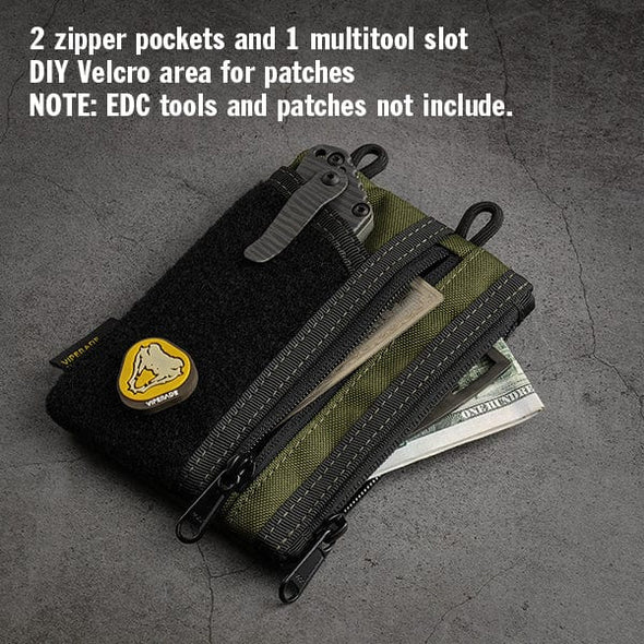 Viperade Multifunctional Organizer Pouch VE18 Pocket Organizer, EDC Pouch for Men, Velcro Pouch for Everyday Carry