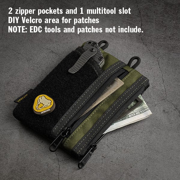 Velcro new arrivals zipper pouch