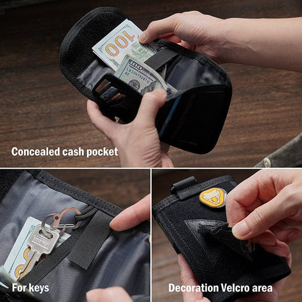 Viperade Nylon wallet Ultralight Travel Wallet & Key Cases Card Keychain Fashion Purse