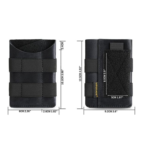 Viperade PL5 Pocket Organizer with DIY Patch Area, EDC Tool Storage Pouch