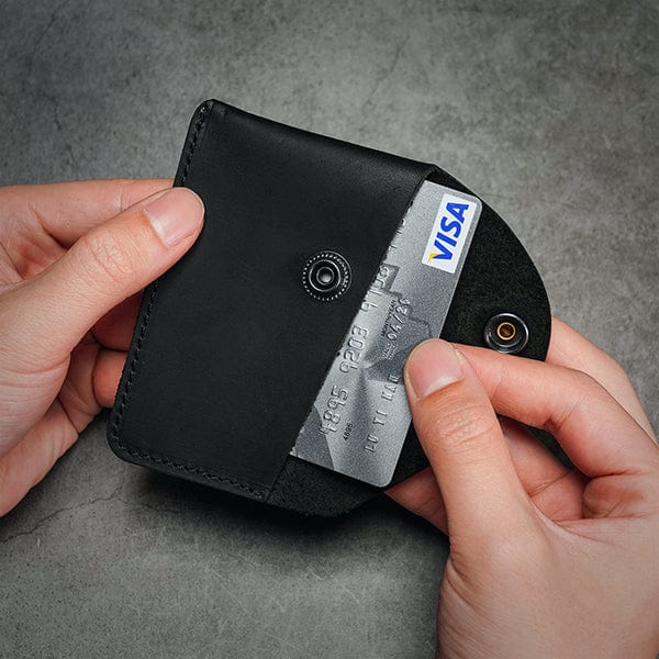 PJ32 Minimalist Leather Card Case Wallet